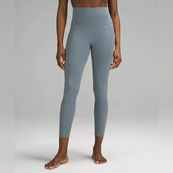NWT Lululemon Align High-Rise Pant with Pockets 25" in Belgian Blue - Picture 3 of 9